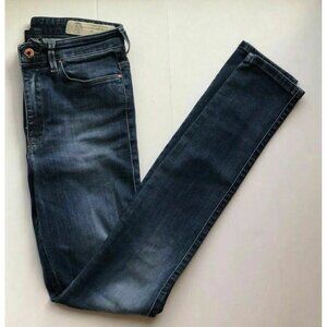 Diesel Womens Blue Skinzee  Slim Skinny  W25 L30